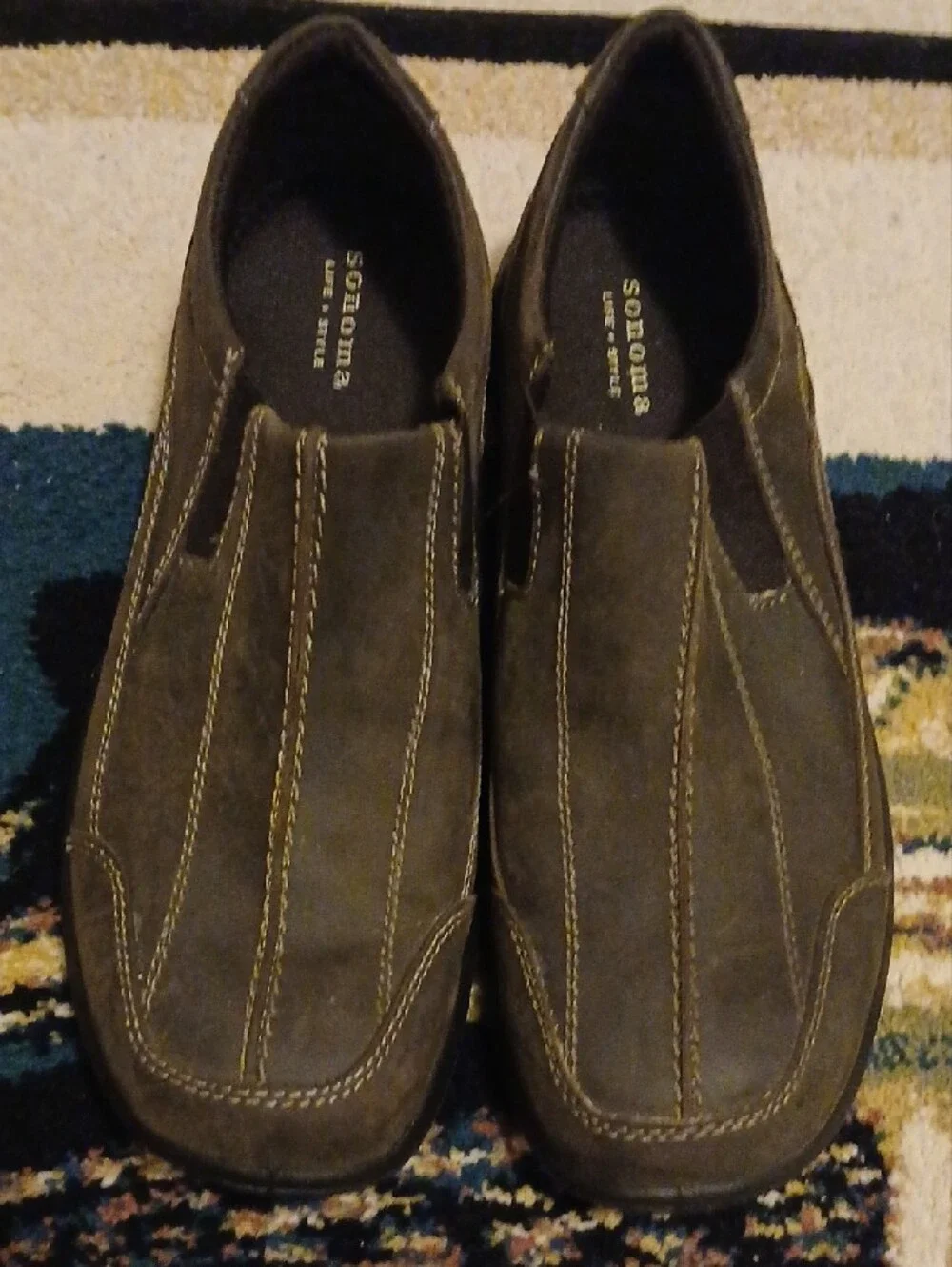 Sonoma Brown Slip-On Casual Loafers